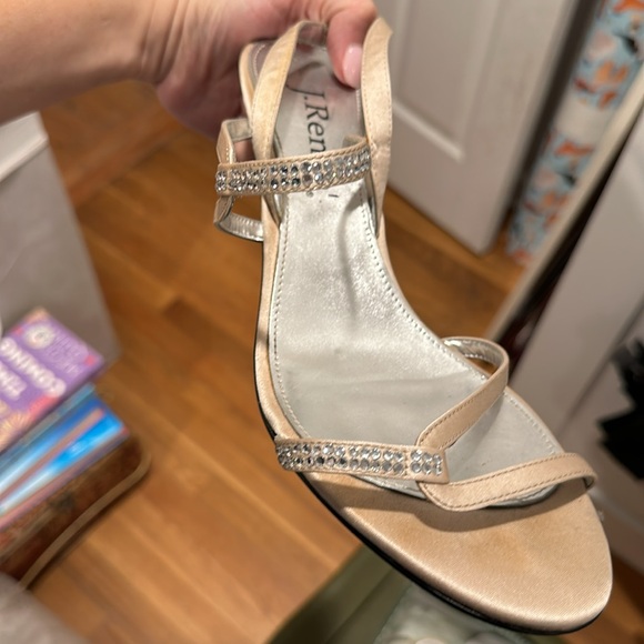 Ladies evening sandals with sparkle - Picture 2 of 2